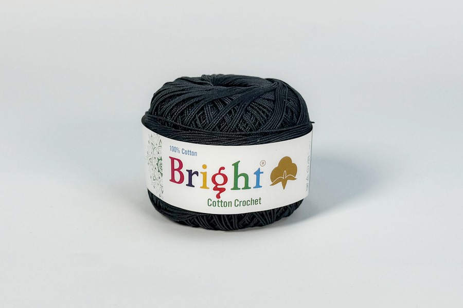 Нитки Ірис 50гр/230м Bright, сірий, 490