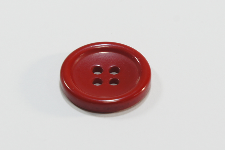 Гудзик 15 мм Mertbutton, червоний, ВР-179-24-0812