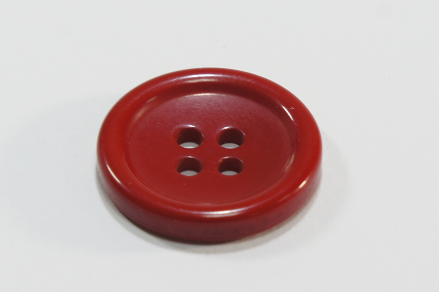 Гудзик 20 мм Mertbutton, червоний, ВР-179-32-0812