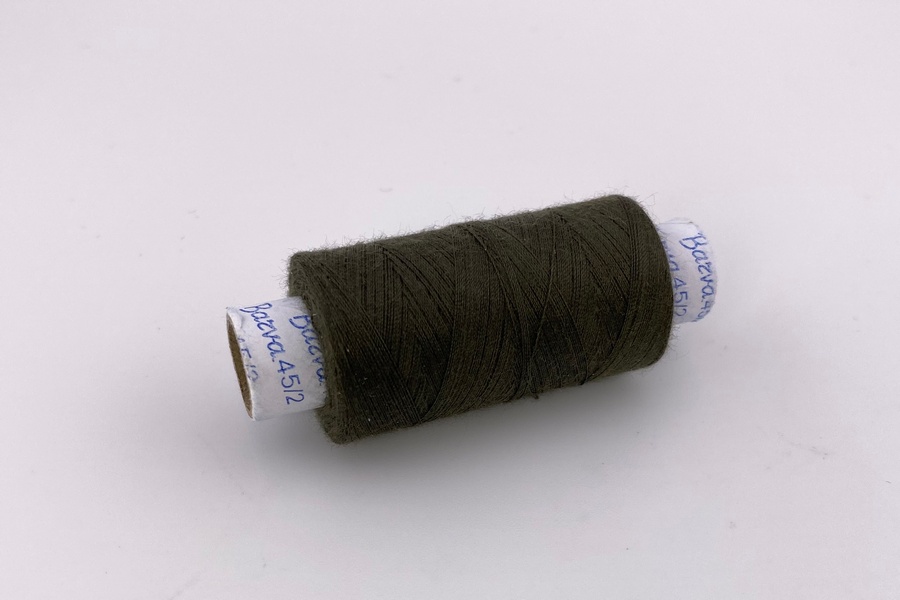 Нитки армовані №45/2 300 м Barva, хакі натуральний, 7015