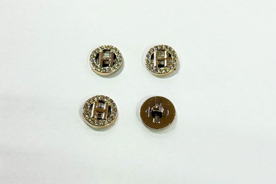Гудзик 17 мм Mertbutton, золото, BR-662-28-gold