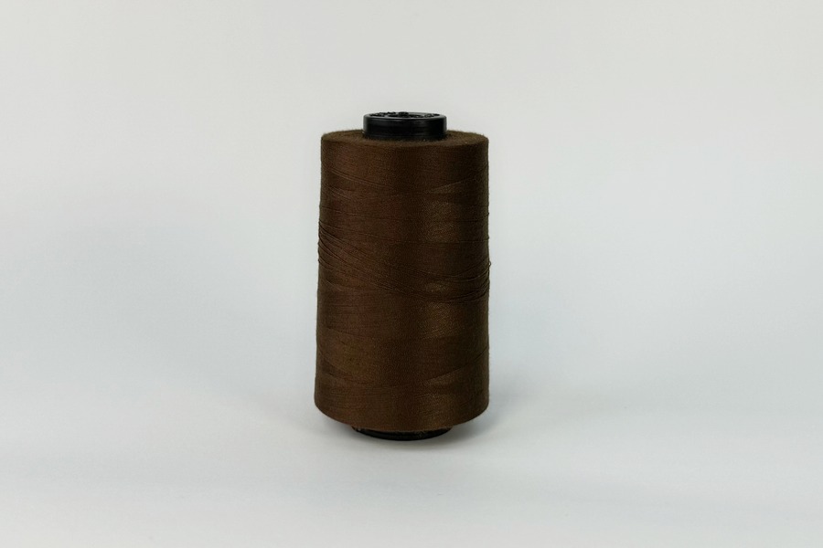 Нитки ПЕ №40/2 5000 м Barva, коричневий темний, 7063