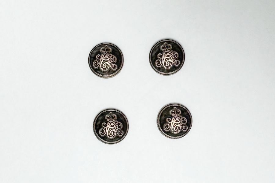 Гудзик 15 мм Mertbutton, мідь, 257e-24-coop
