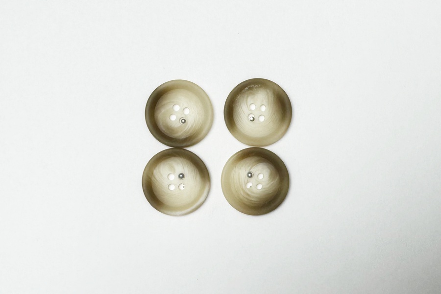 Гудзик 23 мм Mertbutton, різнокольоровий, 2607-36-1