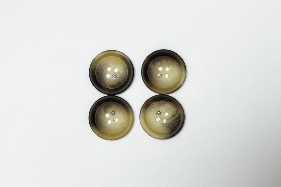 Гудзик 23 мм Mertbutton, різнокольоровий, 2607-36-6