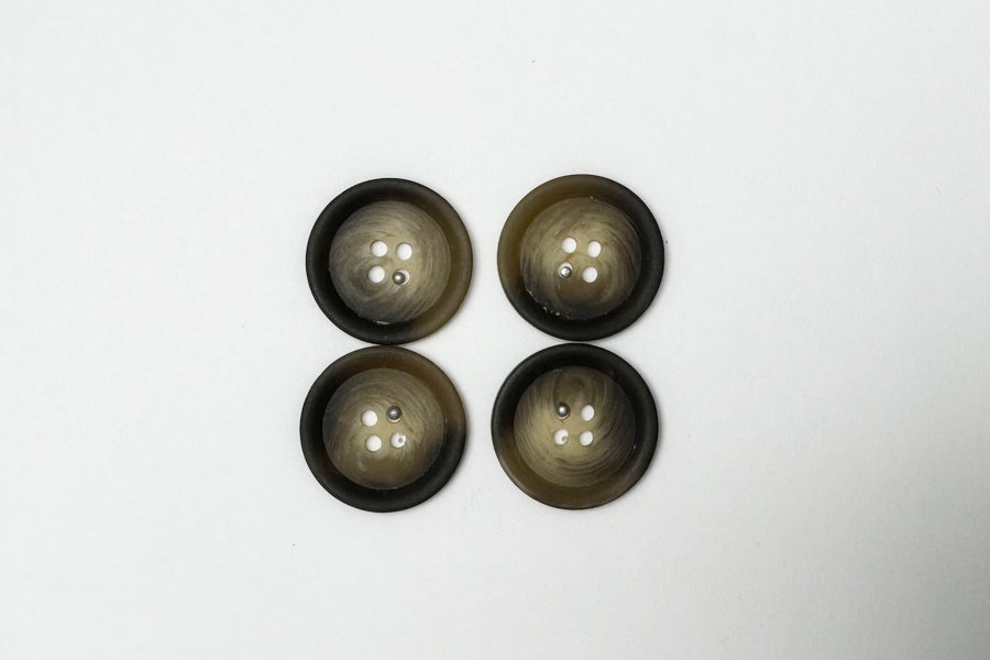 Гудзик 23 мм Mertbutton, різнокольоровий, 2607-36-8