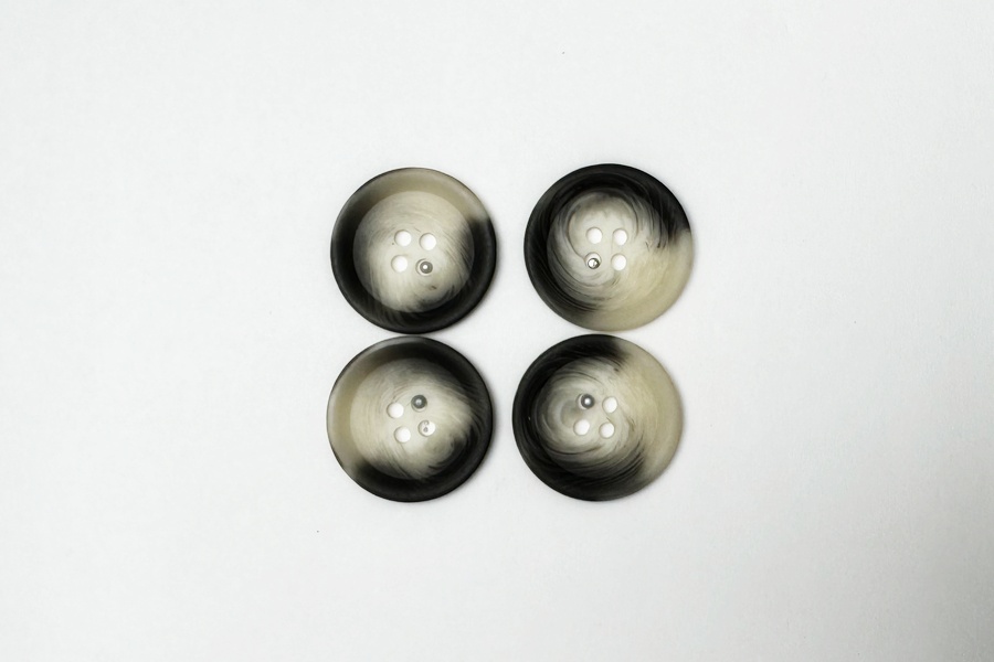 Гудзик 23 мм Mertbutton, різнокольоровий, 2607-36-11