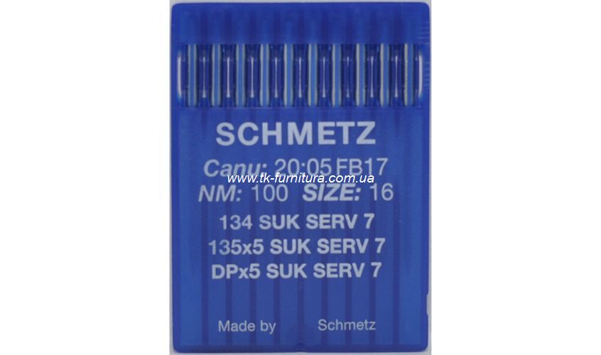 Голки №100 SCHMETZ універсальні, DPx5 SUK