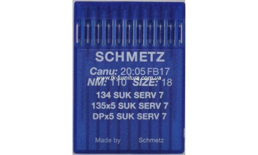 Голки №110 SCHMETZ універсальні, DPx5 SUK