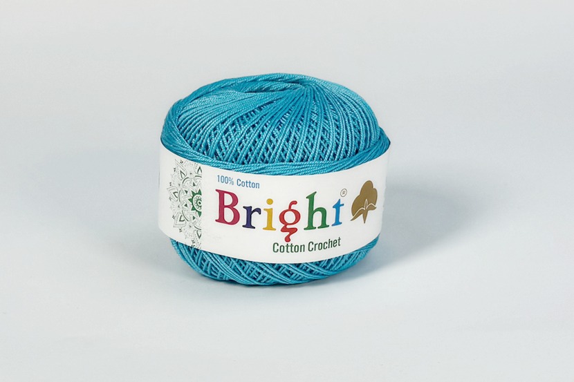 Нитки Ірис 50гр/230м Bright, бірюзовий, S513