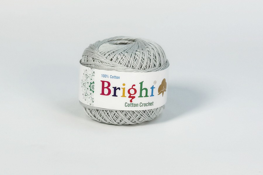 Нитки Ірис 50гр/230м Bright, сірий, S511