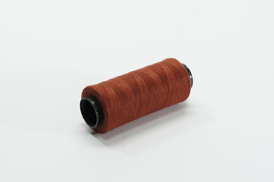 Нитки ПЕ №40/2 250 м Barva, бордовий натуральний, 6026