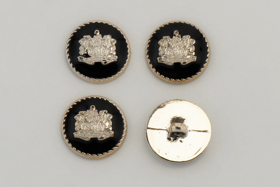 Гудзик 25 мм Mertbutton, золото, ATS-135-40-000/gold