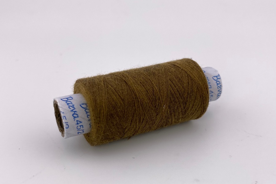 Нитки армовані №45/2 300 м Barva, койот натуральний, 7011
