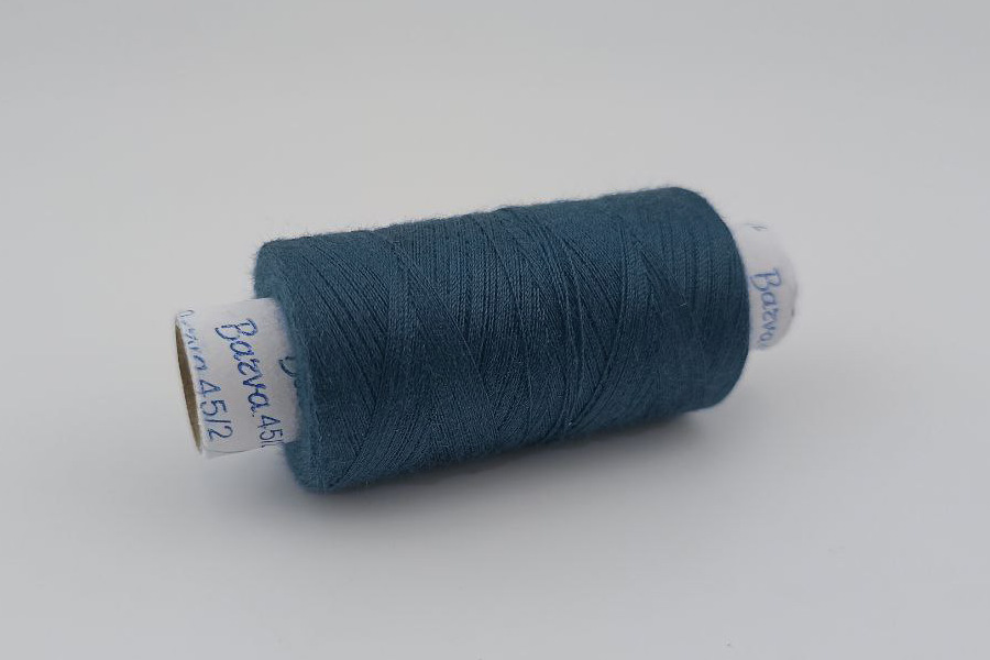 Нитки армовані №45/2 300 м Barva, блакитний світлий, 2012