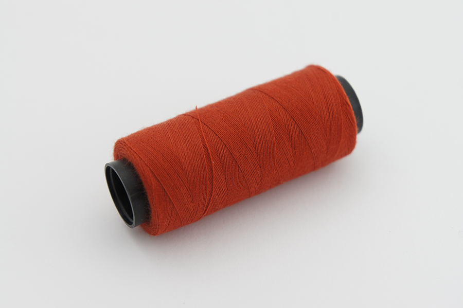 Нитки ПЕ №40/2 250 м Barva, червоний натуральний, 6078