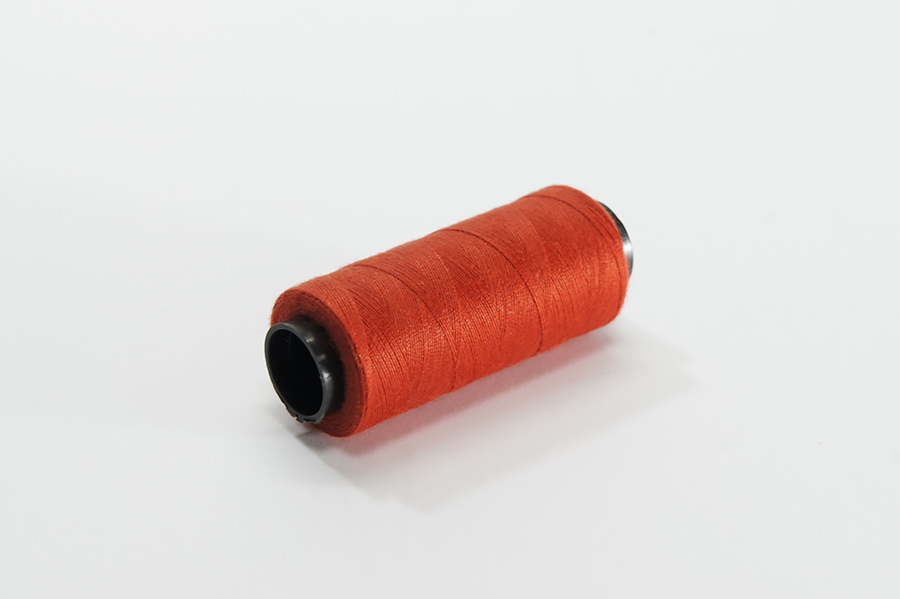 Нитки ПЕ №40/2 250 м Barva, червоний натуральний, 6057