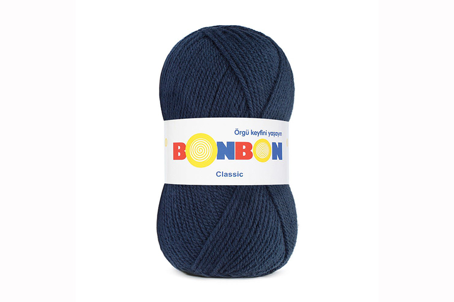 Пряжа Bonbon classic 100гр/200м NAKO, синій, 98207