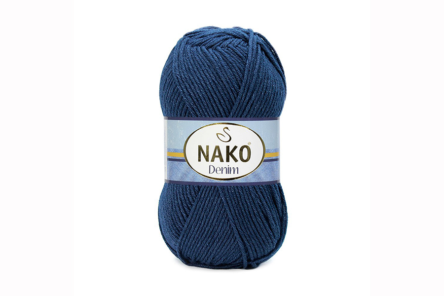 Пряжа 100гр/200м Denim, синій, 11589