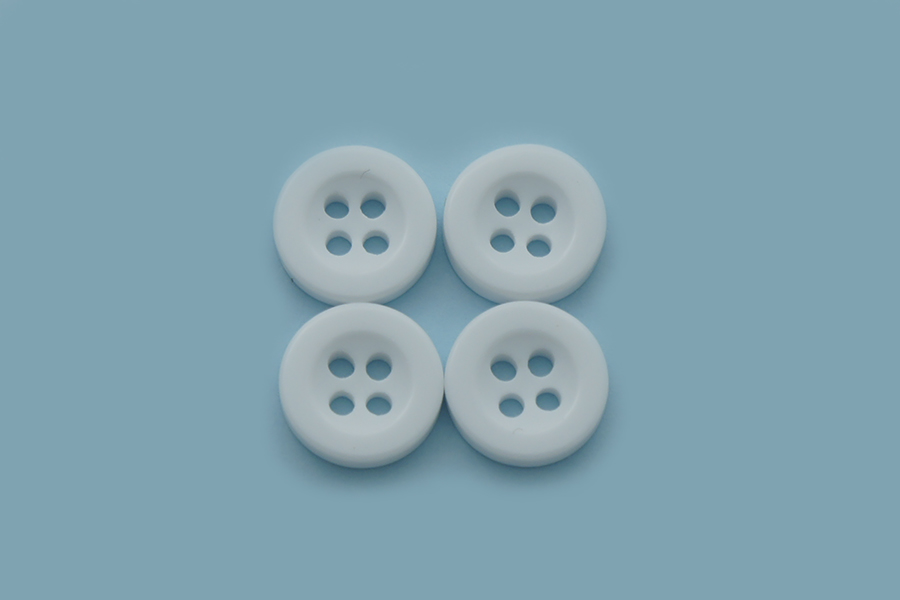 Гудзик 11 мм Mertbutton, білий, 4009-18-999