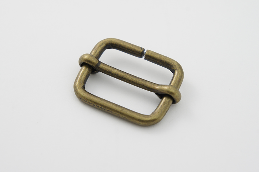 Пряжка-регулятор 25 мм Castiglioni, стара латунь, 25-20-4-bronz