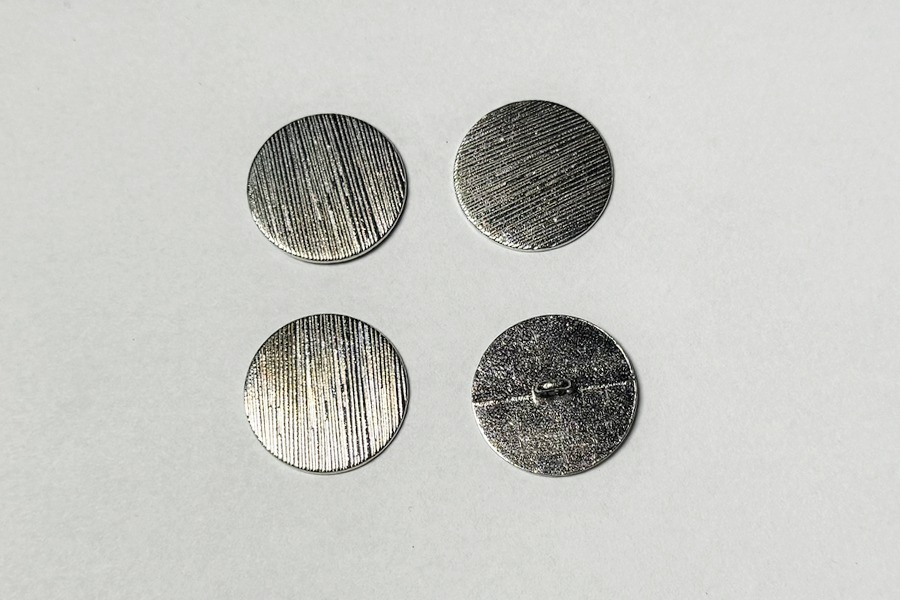 Гудзик металевий 23 мм Mertbutton, нікель, UTS-61-36-nik