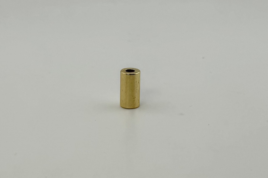 Наконечник для шнура металевий, 8 x 9 мм Mertbutton, золото, MSB-05-gold