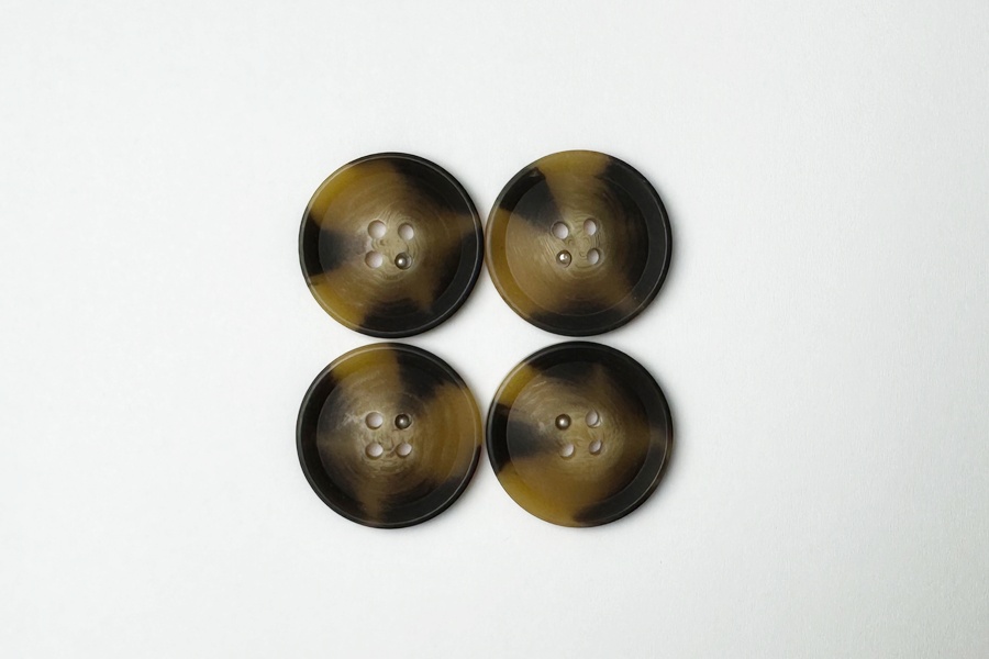 Гудзик 25 мм Mertbutton, коричневий світлий, 3207-40-1331