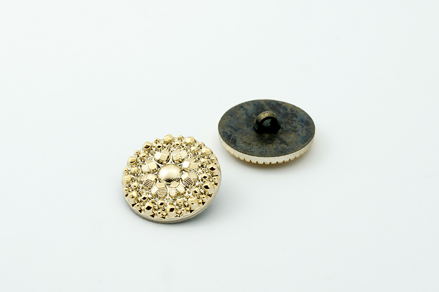 Гудзик 23 мм Mertbutton, золото, 626-36-gold