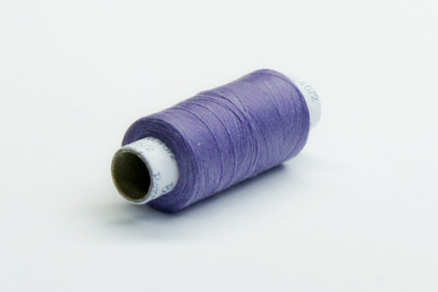 Нитки армовані №45/2 300 м Barva, бузковий натуральний, 6058