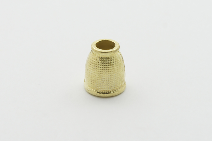 Наконечник для шнура металевий, 5 мм Mertbutton, золото, MTL 109-gold