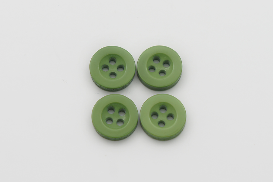Гудзик 11 мм Mertbutton, зелений світлий, 4009-18-0853