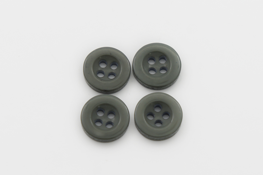 Гудзик 11 мм Mertbutton, сірий, 4009-18-0303