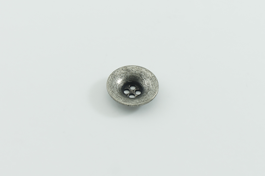 Гудзик металевий 18 мм Mertbutton, нікель, MTL-64-28-nik