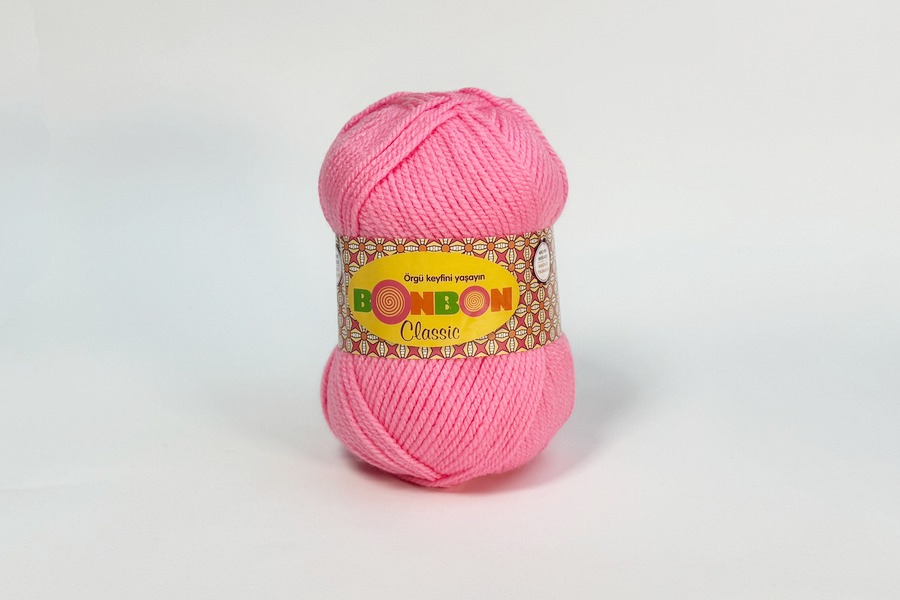 Пряжа Bonbon classic 100гр/200м NAKO, рожевий, 98239