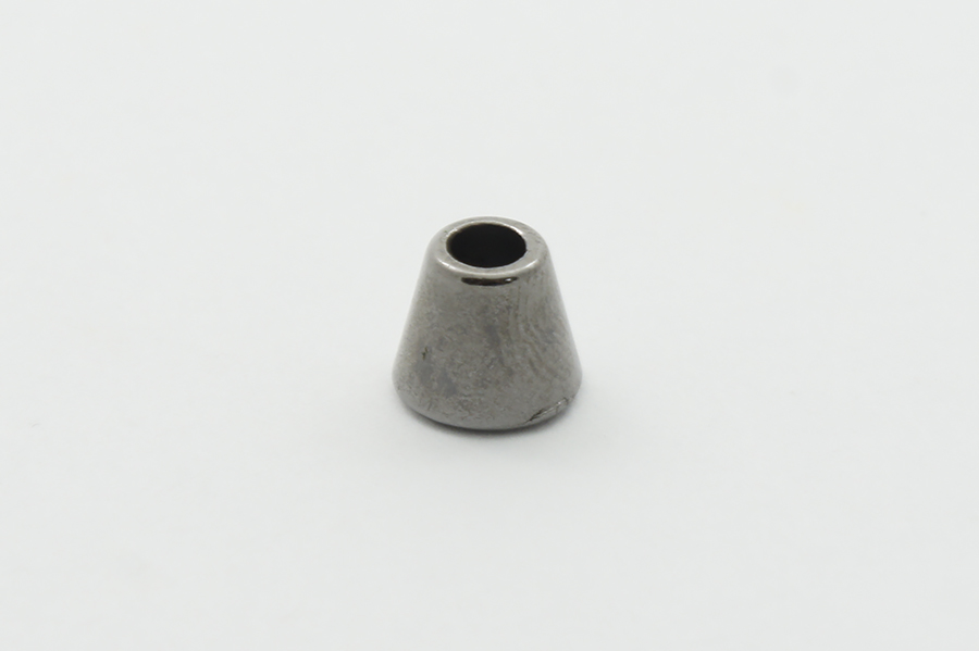 Наконечник для шнура металевий, Mertbutton, нікель чорний, MTL 122-b.nik