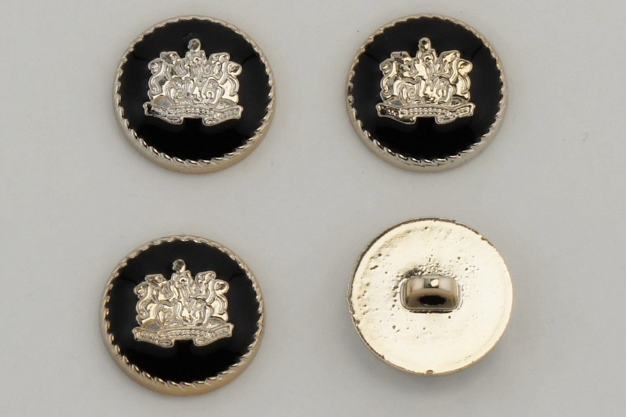Гудзик 21 мм Mertbutton, золото, ATS-135-34-000/gold