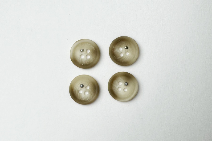 Гудзик 15 мм Mertbutton, різнокольоровий, 2607-24-3