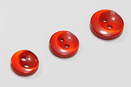 Гудзик 15 мм Mertbutton, червоний, 4012-23-0812