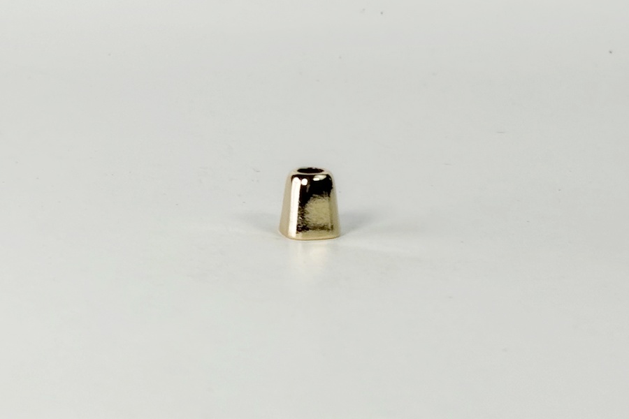 Наконечник для шнура СТ2619 металевий, 13 x 11,7 мм MH, золото, 6660-0154-gold