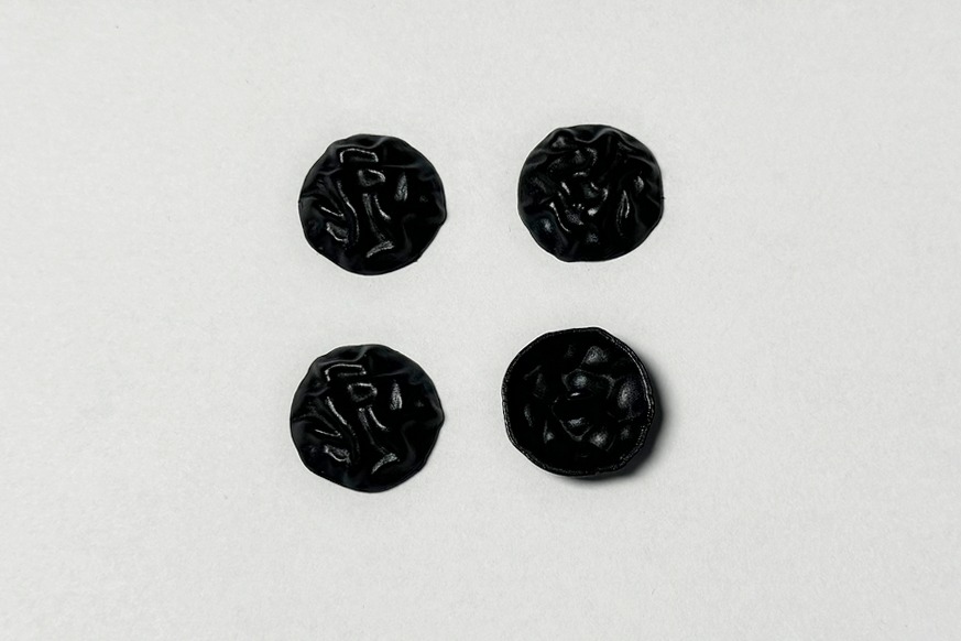 Гудзик металевий 20 мм Mertbutton, чорний, UTS-42-32-black