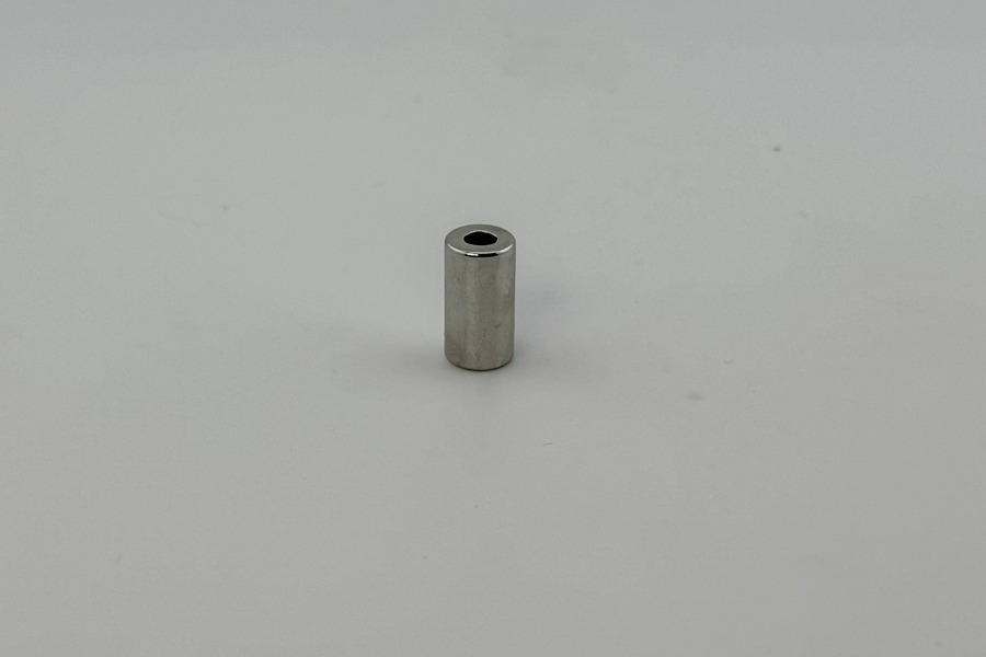 Наконечник для шнура металевий, 8 x 9 мм Mertbutton, нікель, MSB-05-nik
