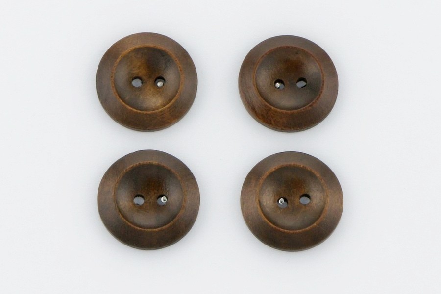 Гудзик 25 мм Mertbutton, коричневий, 1111-40-1265