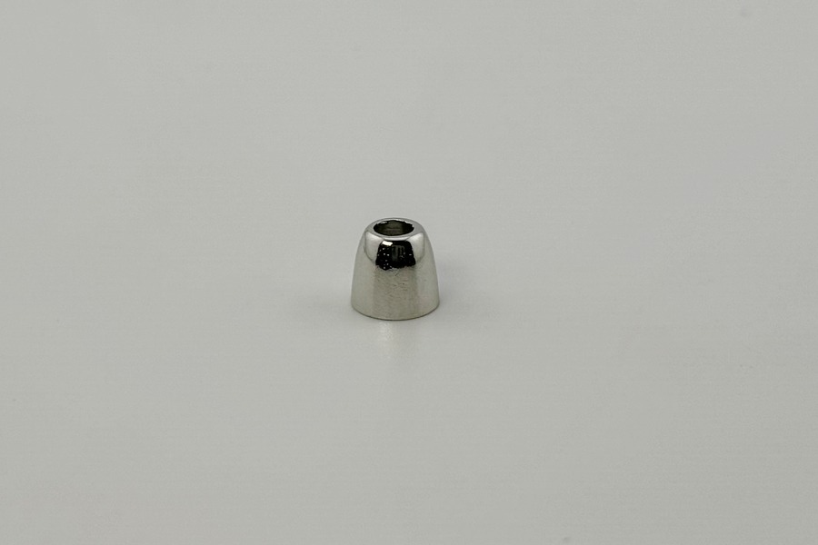 Наконечник для шнура металевий, 8 x 9 мм Mertbutton, нікель, MSB-14-nik