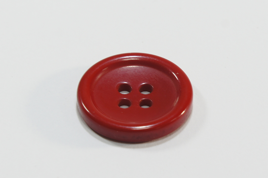 Гудзик 18 мм Mertbutton, червоний, ВР-179-28-0812