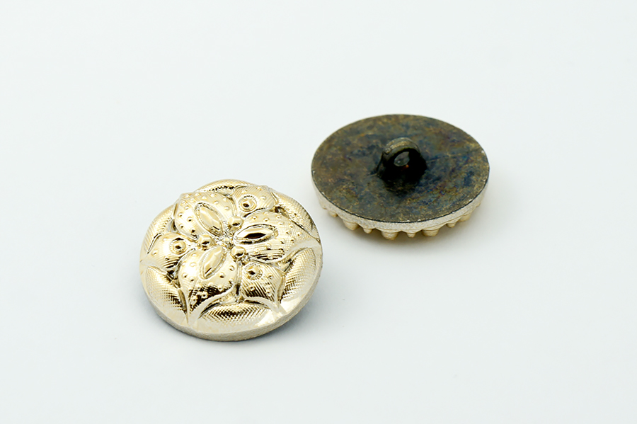 Гудзик 28 мм Mertbutton, золото, 624-44-gold