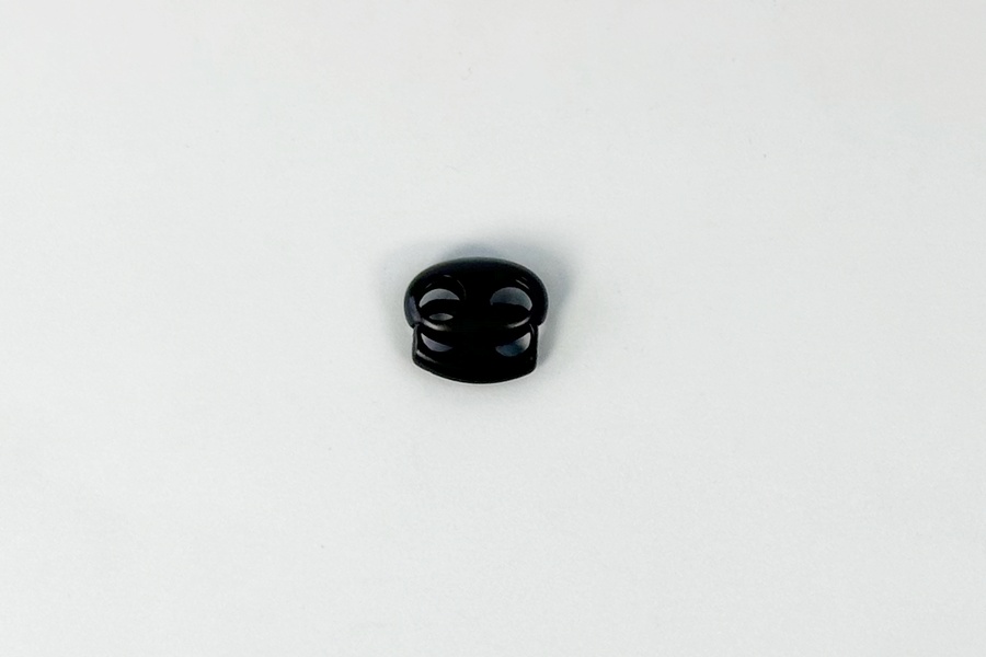 Фіксатор для шнура СТ243 металевий, 17,3 x 19,3 x 7 MH, чорний, 6660-0150-black