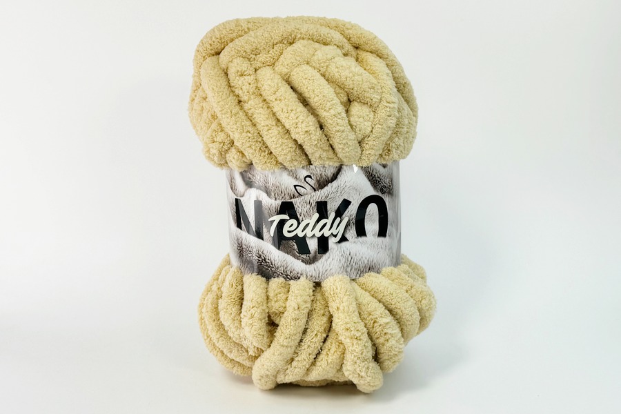 Пряжа Teddy 200гр/22м NAKO, бежевий, 11585