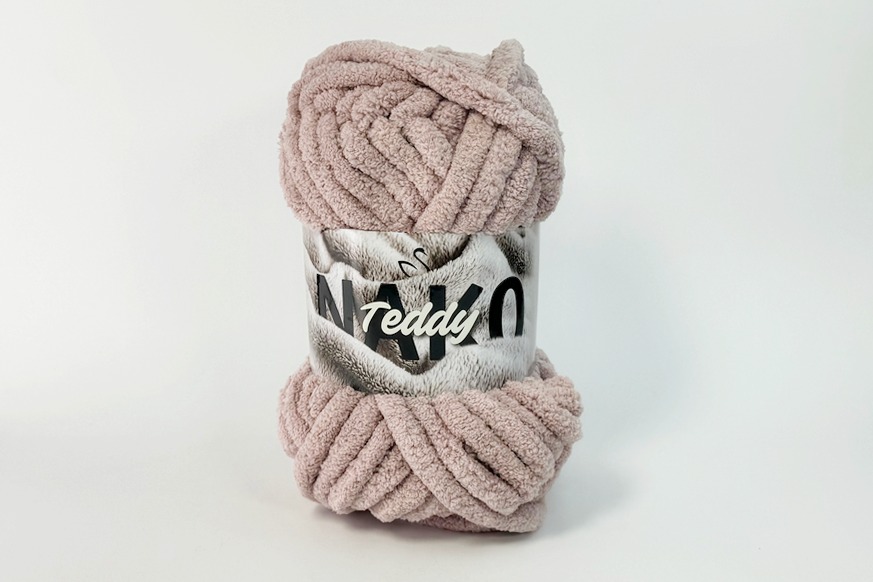 Пряжа Teddy 200гр/22м NAKO, фрезовий, 13953