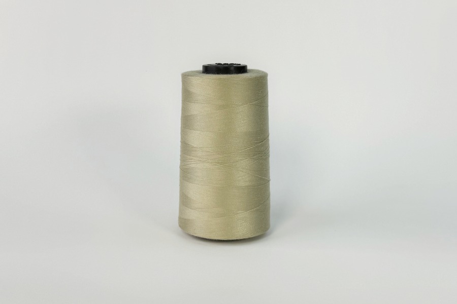 Нитки армовані ПЕ №45/2 3000 м Barva, бежевий брудний, 7016